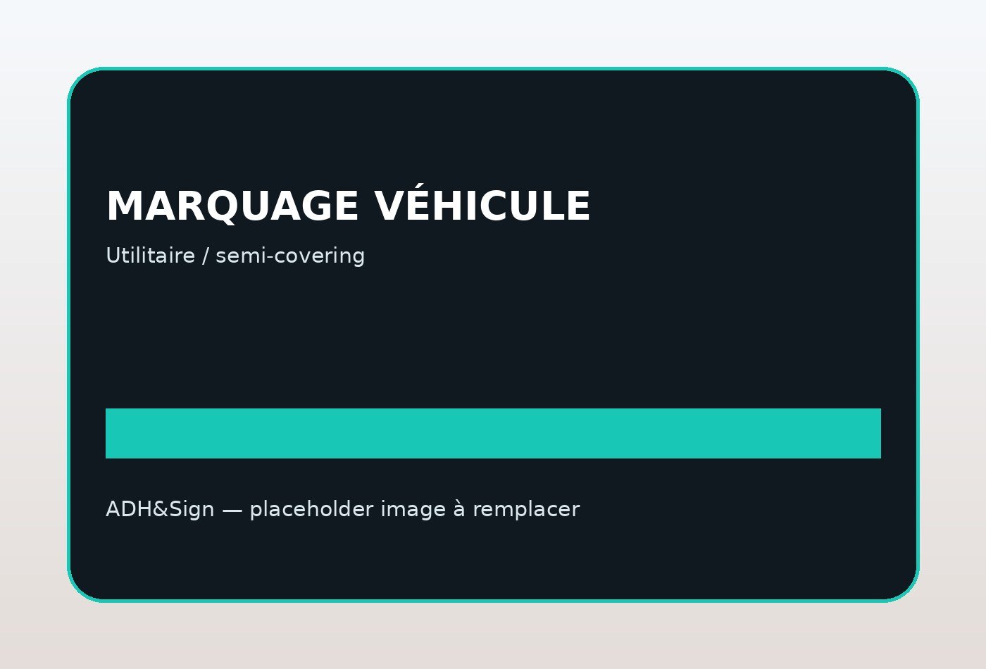 Marquage véhicule professionnel pour entreprise