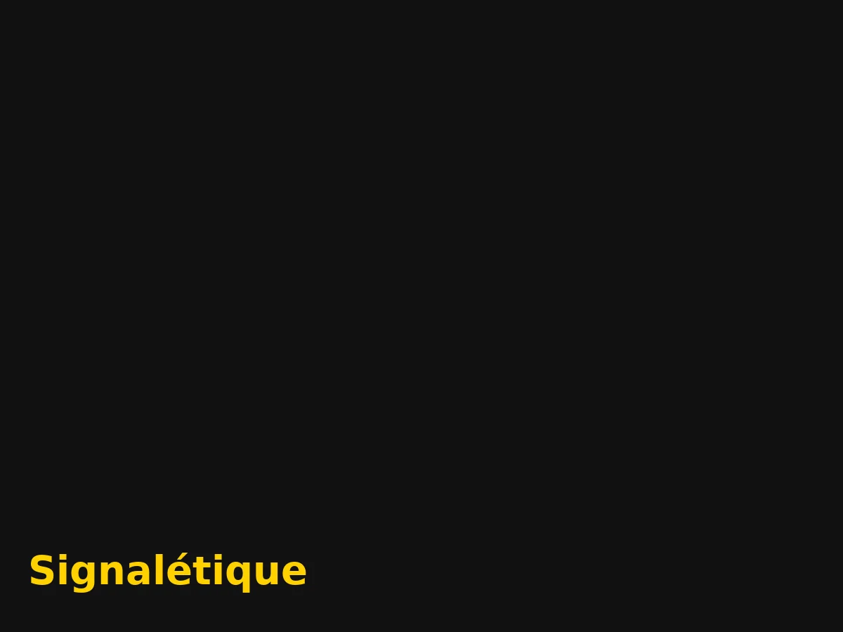 Signalétique intérieure